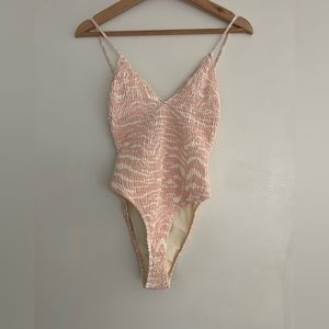 Triangl blush/pink one piece swimsuit - S